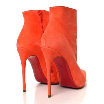 Christian Louboutin Veau Velours So Kate Booty 100 Ankle Boots 36.5 Orange 4 of 7