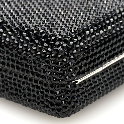 Judith Leiber Swarovski Crystal Minaudiere Clutch Black 7 of 8