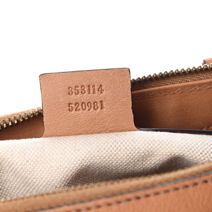 Gucci Monogram Web Rania Top Handle Bag Natural 7 of 10
