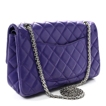Chanel Lambskin Quilted 2.55 Reissue 226 Flap Purple 3 of 12