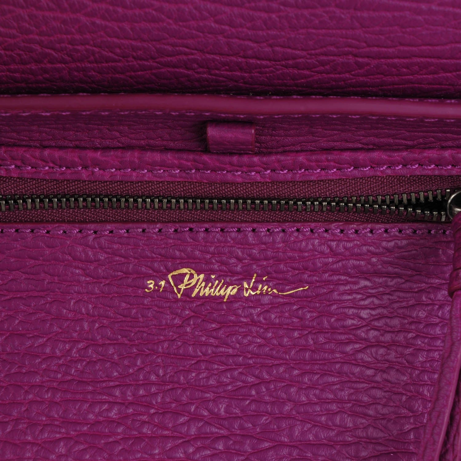 3.1 Phillip Lim 3.1 Textured Calfskin Mini Pashli Satchel Orchid 6 of 7