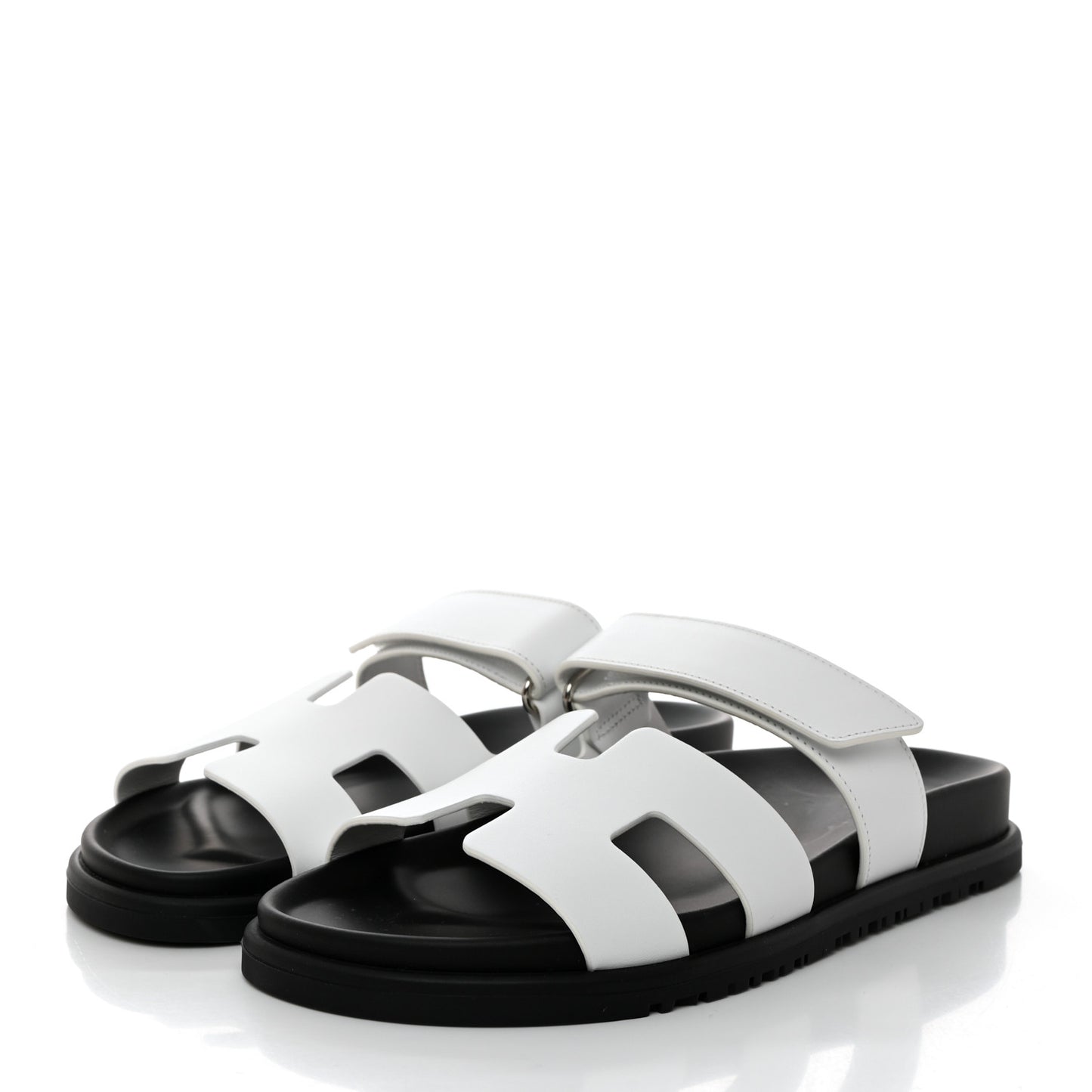 Calfskin Womens Chypre Sandals 38 White