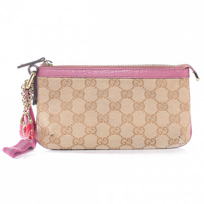 Gucci Monogram Jolicoeur Wristlet Pink 1 of 10