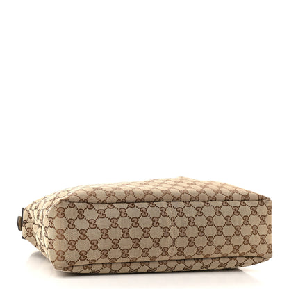 Gucci Monogram Medium Horsebit Chain Hobo Off White 4 of 12