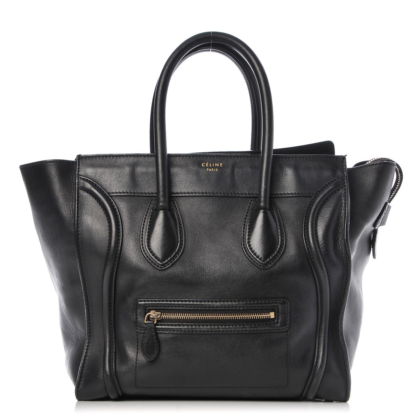 Smooth Calfskin Mini Luggage Black