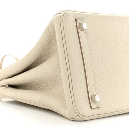 Hermes Taurillon Clemence Birkin 30 Beton 8 of 14