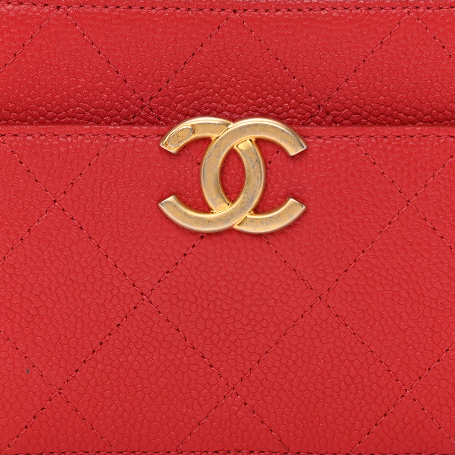 Chanel Grained Calfskin Quilted Waist Bag Red 4 of 9