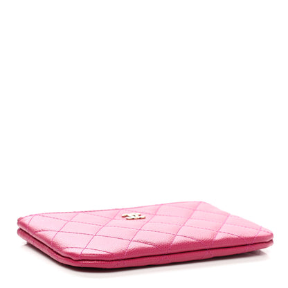 Chanel Caviar Quilted Small Cosmetic Case Fuchsia 4 of 8
