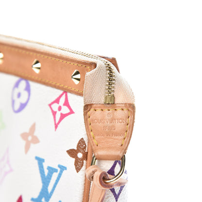 Louis Vuitton Monogram Multicolor Pochette Accessories White 8 of 10