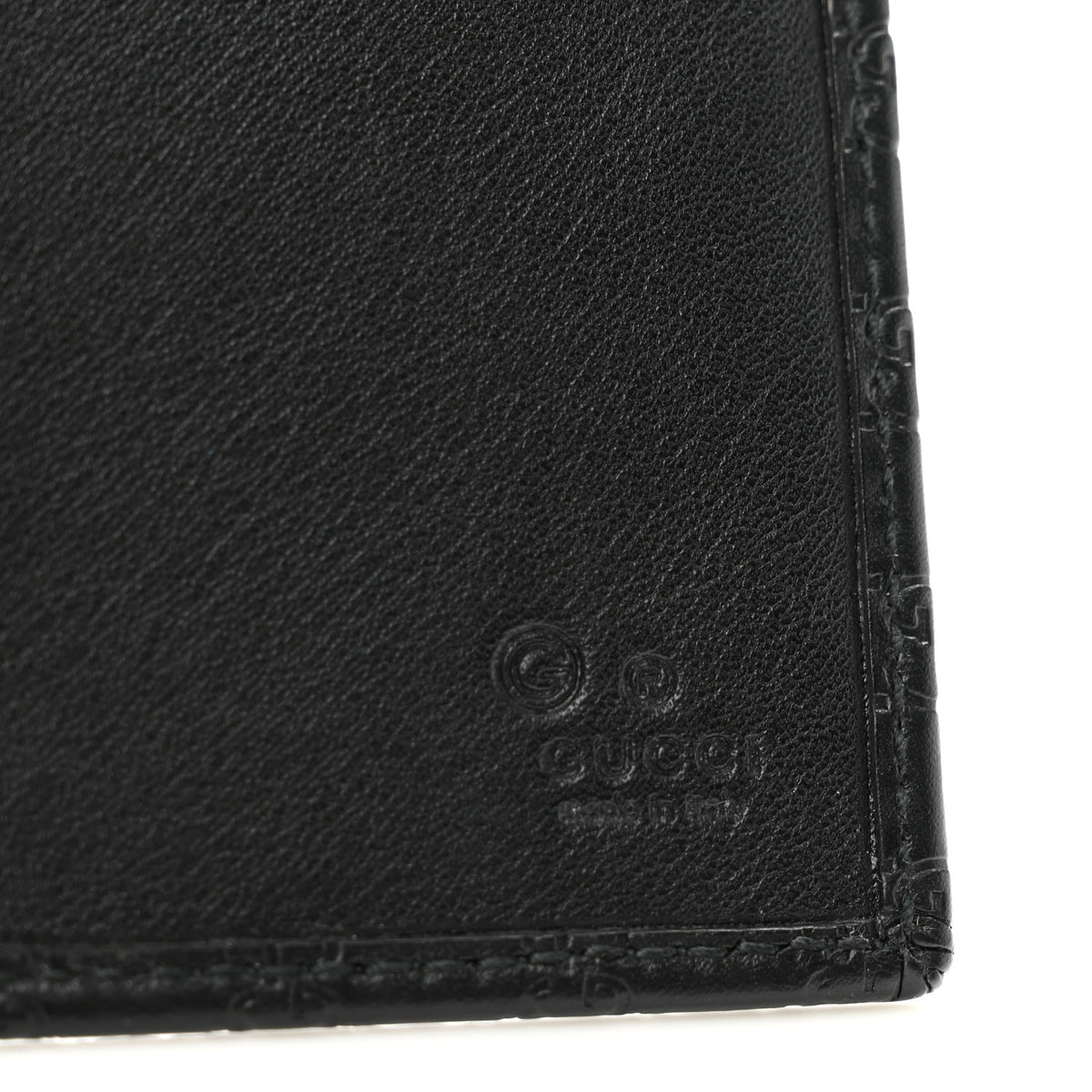 Soft Microguccissima Continental Wallet Black