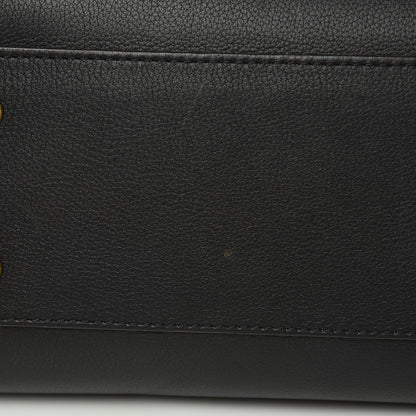 Louis Vuitton Calfskin Monogram Kimono Tote Black 7 of 9
