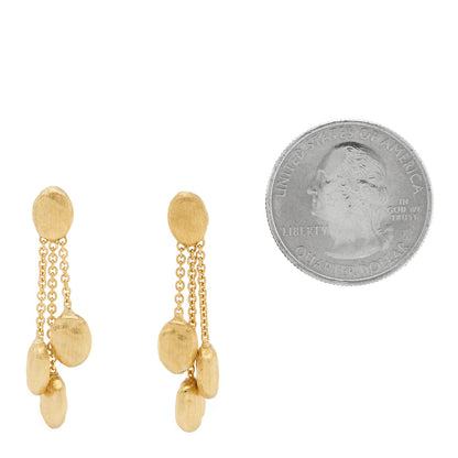 Marco Bicego 18K Yellow Gold Siviglia Three Strand Earrings 2 of 4