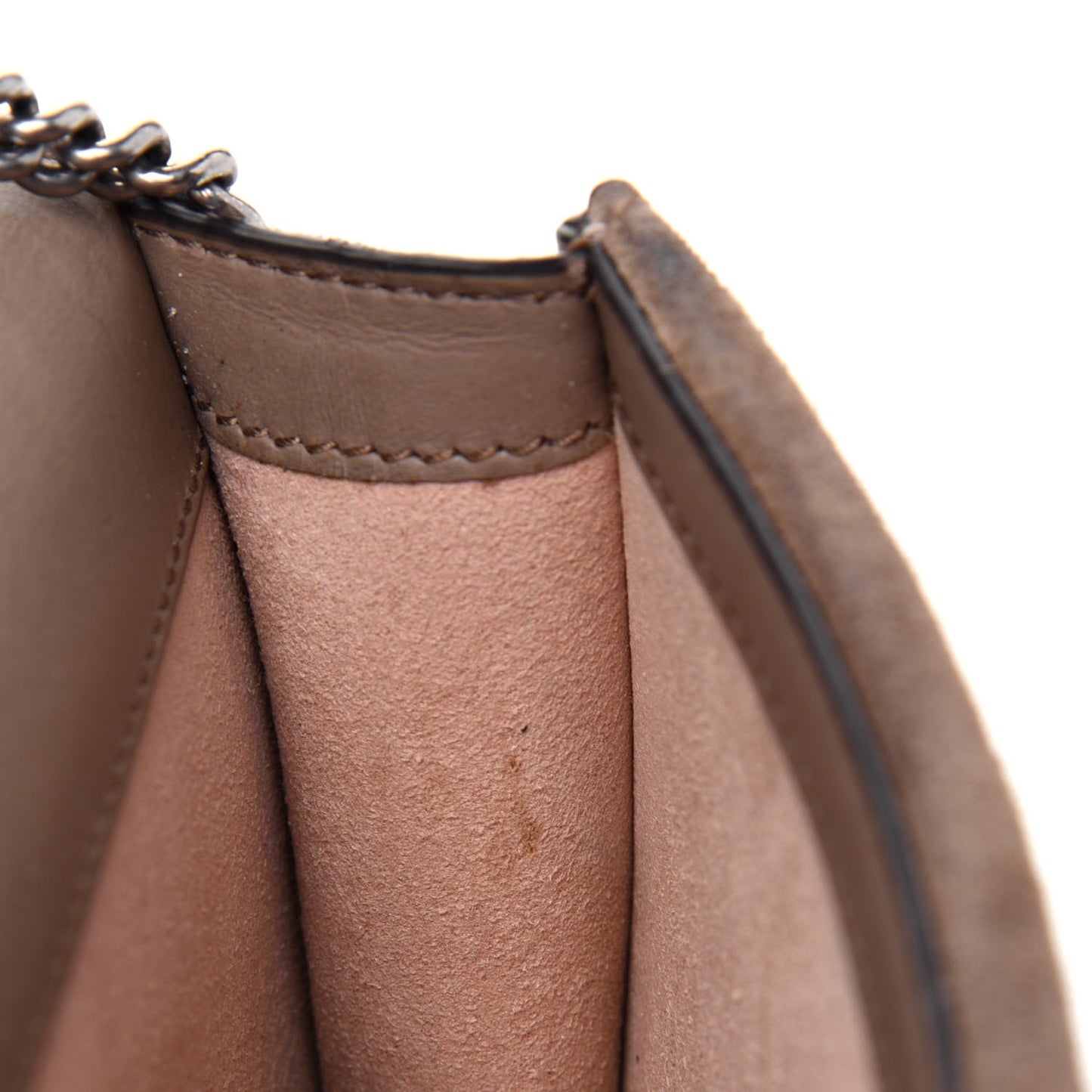 GG Supreme Monogram Super Mini Dionysus Shoulder Bag Taupe