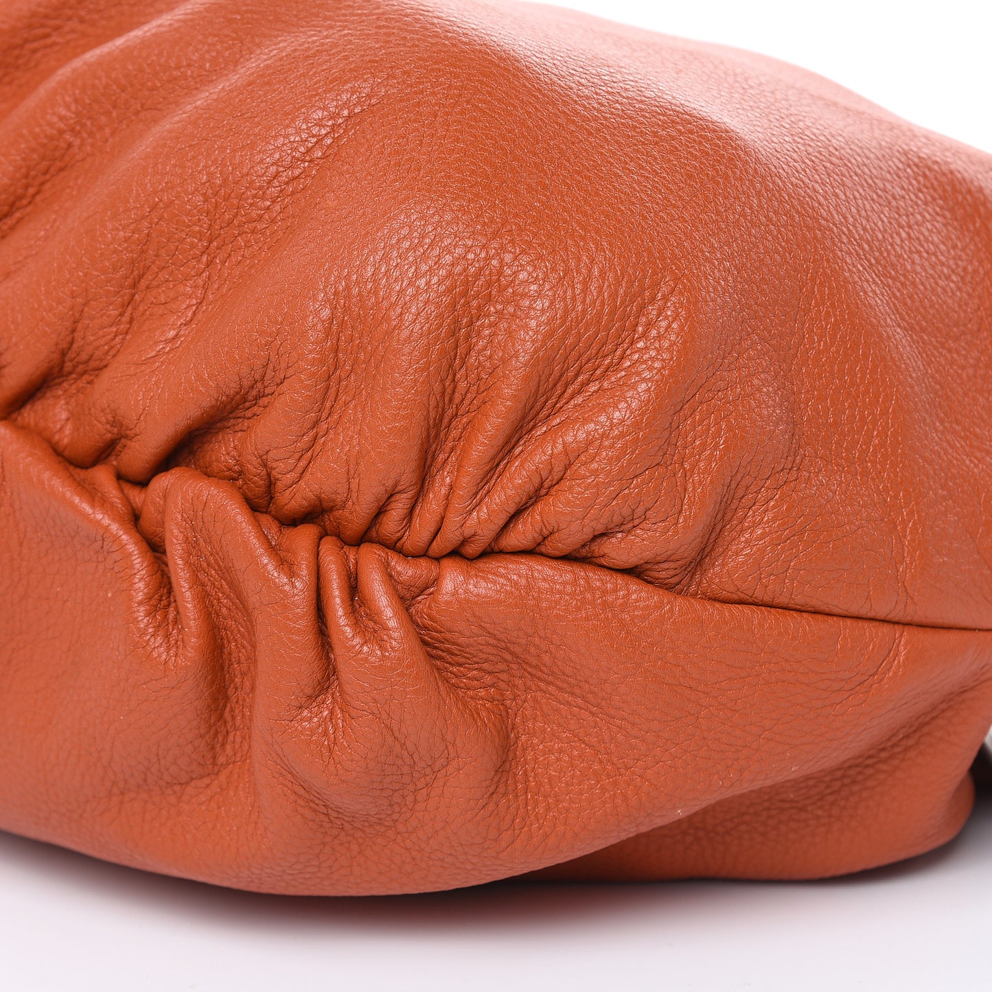 Pebbled Calfskin Medium Jungle Hobo Dark Orange