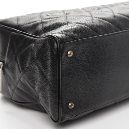 Chanel Caviar Patent Large Bowler Black 8 of 10