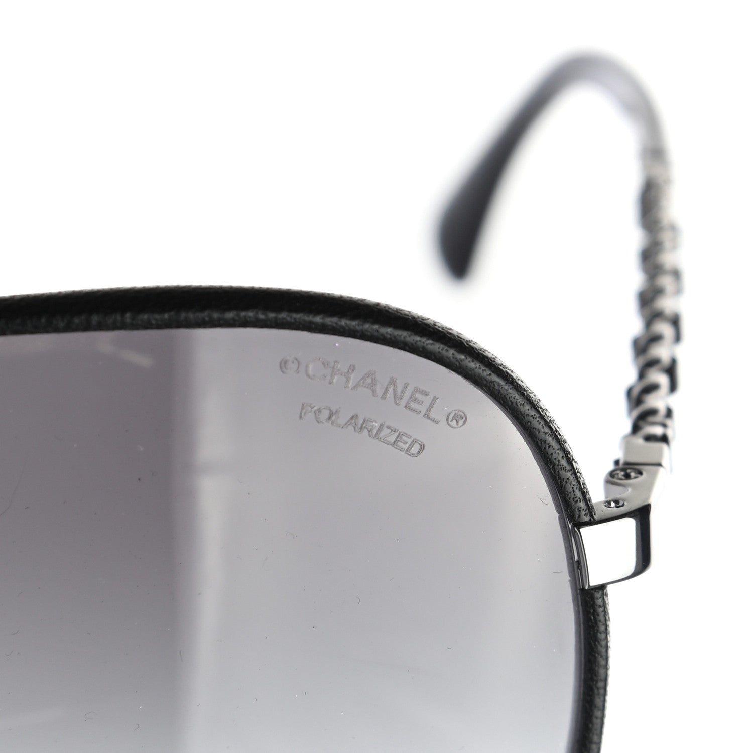 Chanel Polarized Pilot Winter Sunglasses 4219-Q Black 7 of 7