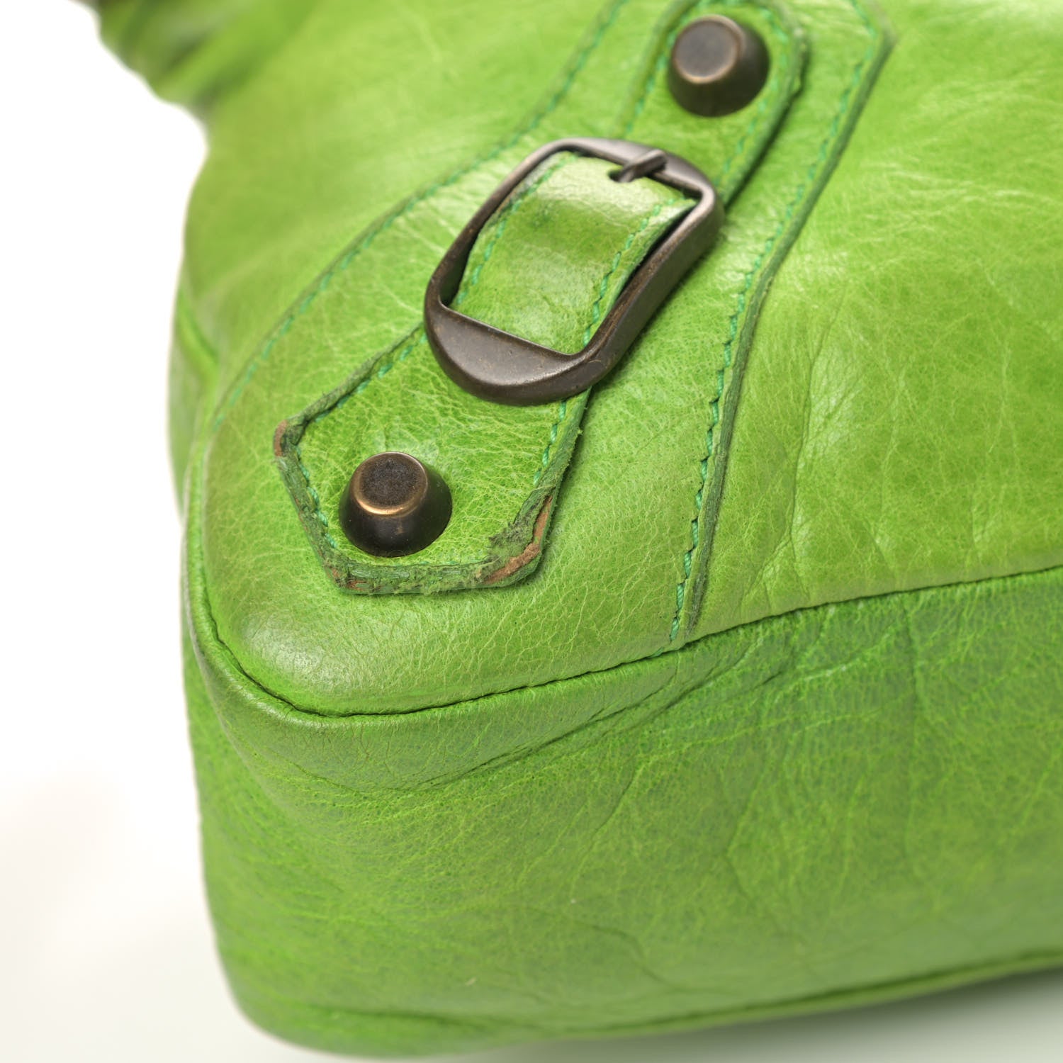 Balenciaga Agneau Classic Hardware First Apple Green 5 of 5