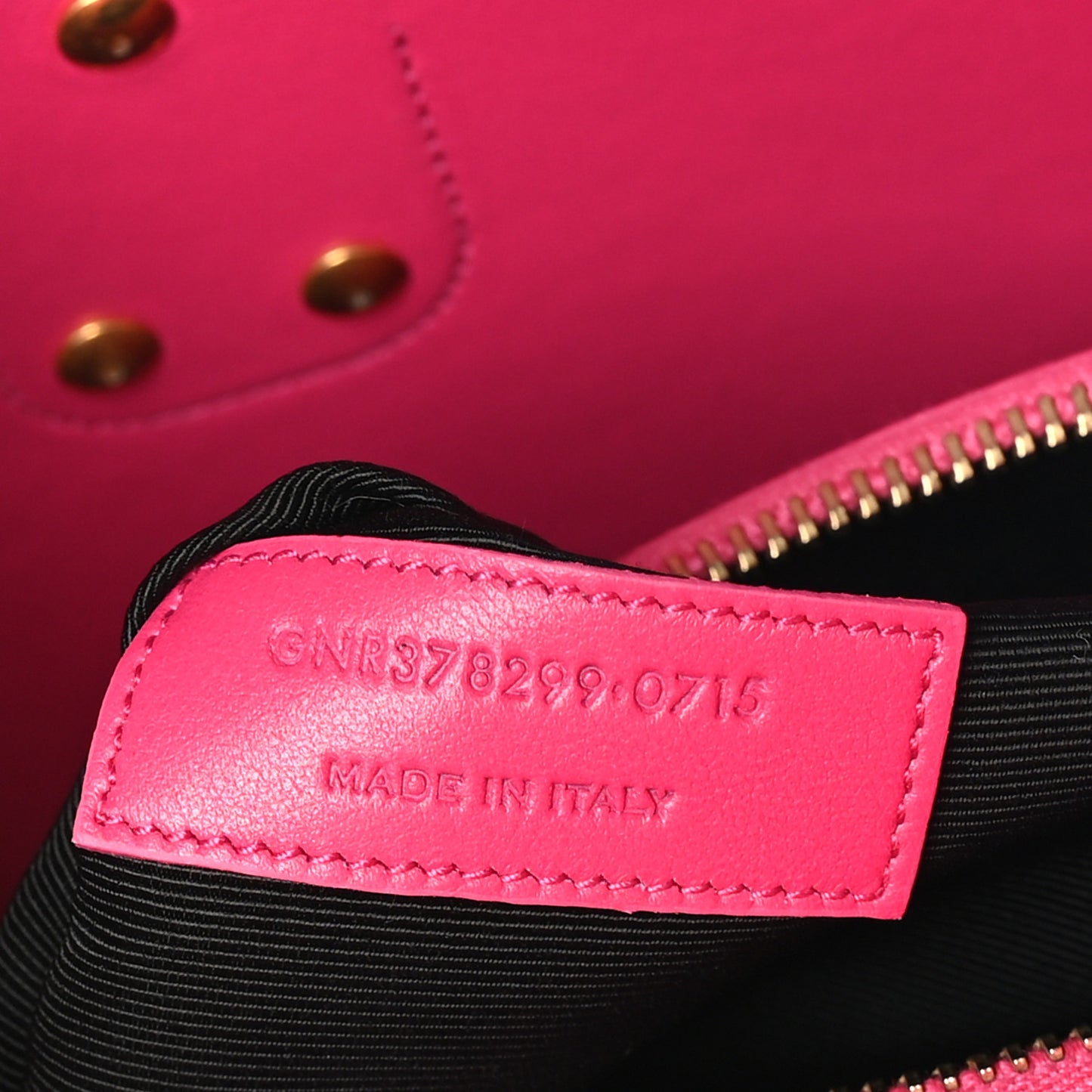 Calfskin Small Sac De Jour Black Fuchsia