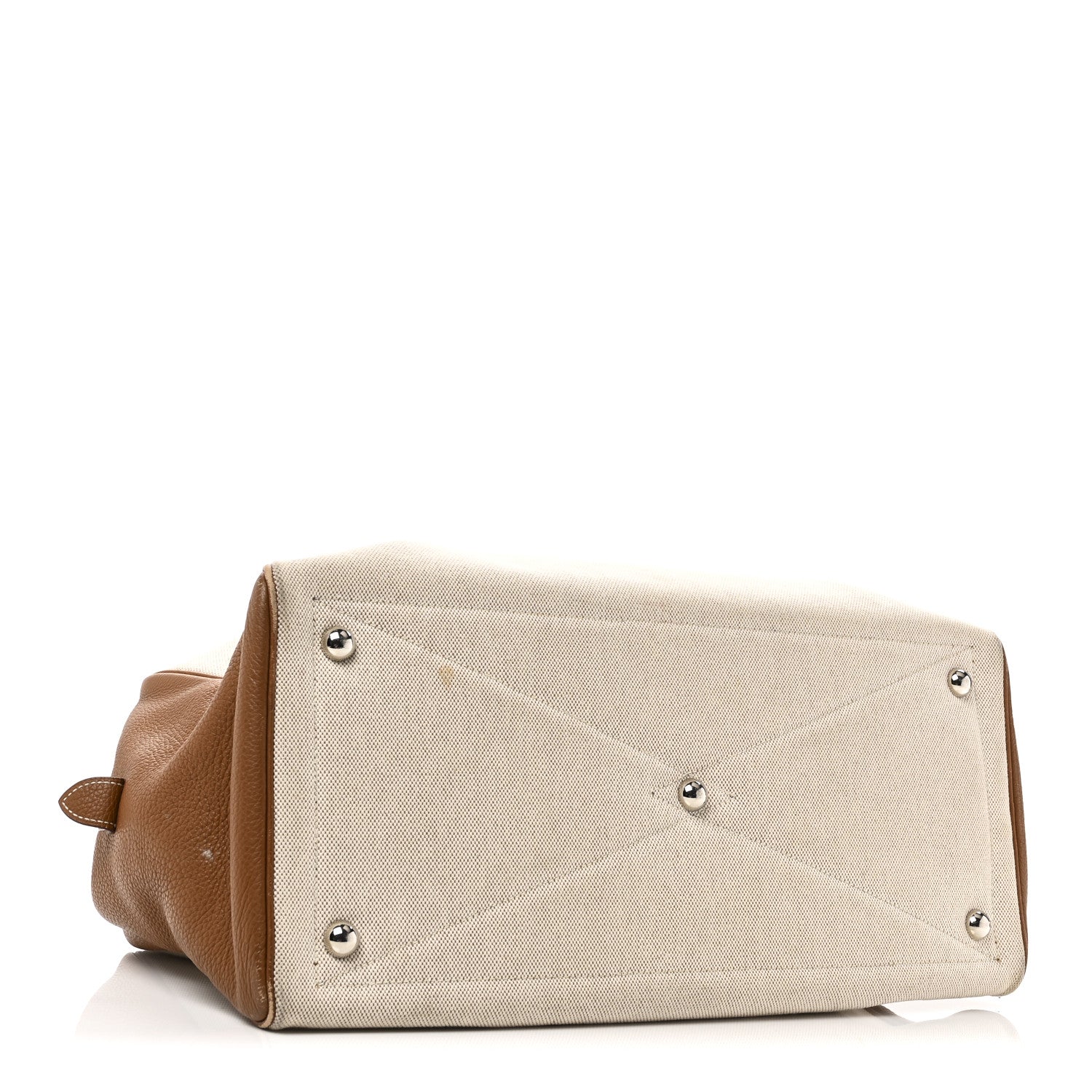 Hermes Toile Taurillon Clemence Victoria II 43 Gold 4 of 12