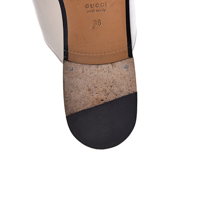 Gucci Malaga Kid Womens Princetown Slippers 38 Mystic White 12 of 22