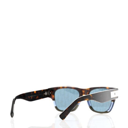 Christian Dior Acetate DiorBlackSuit XL S2U Oblique Sunglasses Blue Tortoise 4 of 8