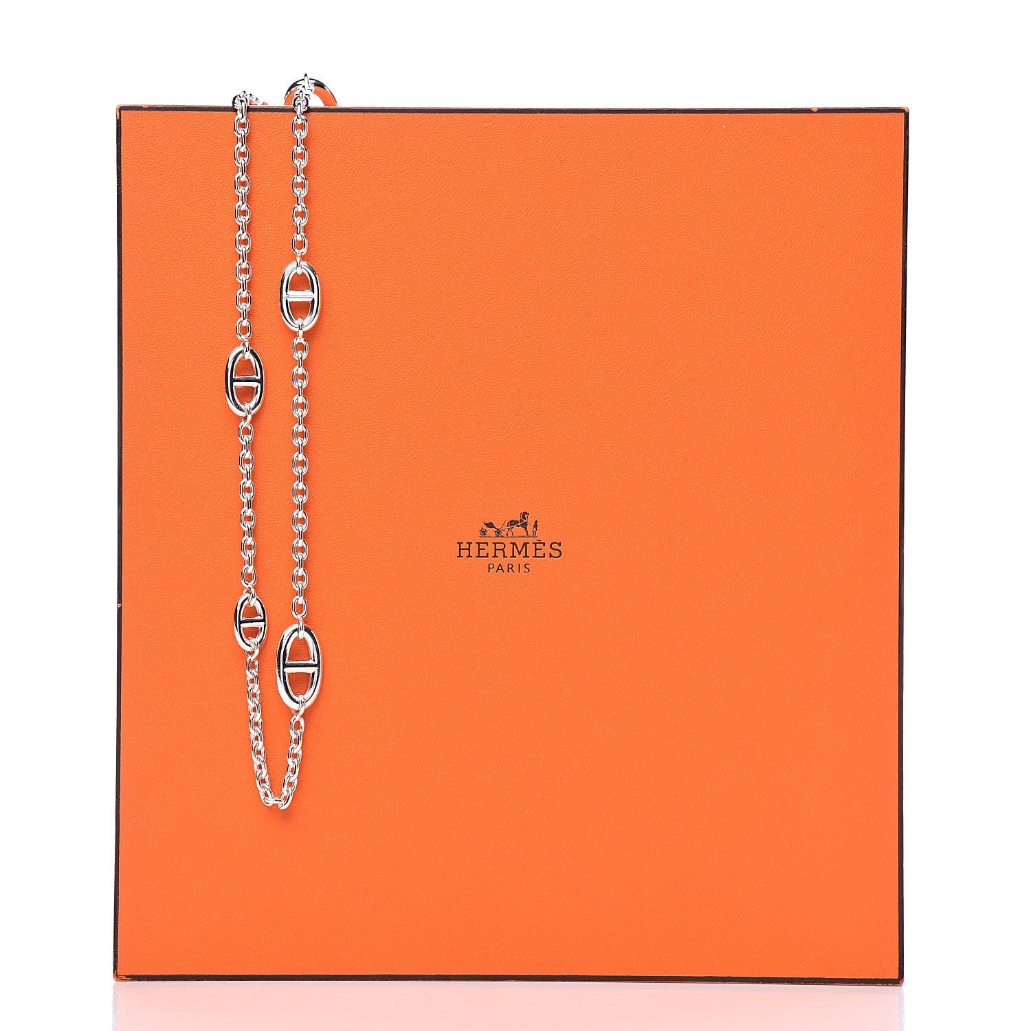 Hermes Sterling Silver Farandole Necklace 120 6 of 6