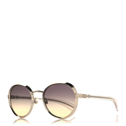Chanel Round Sunglasses 71263 Gold 1 of 7