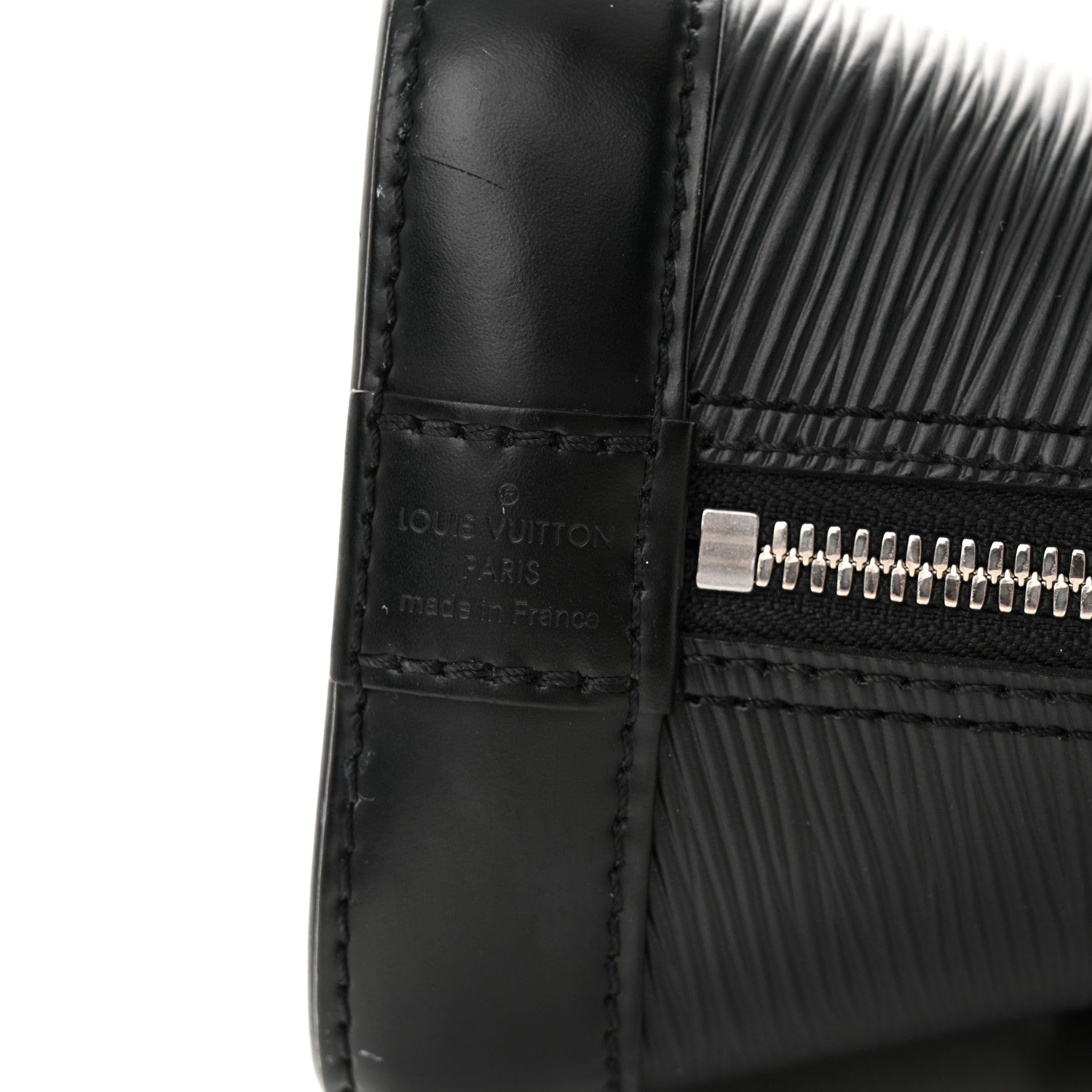 Louis Vuitton Epi Jacquard Alma BB Black 6 of 16