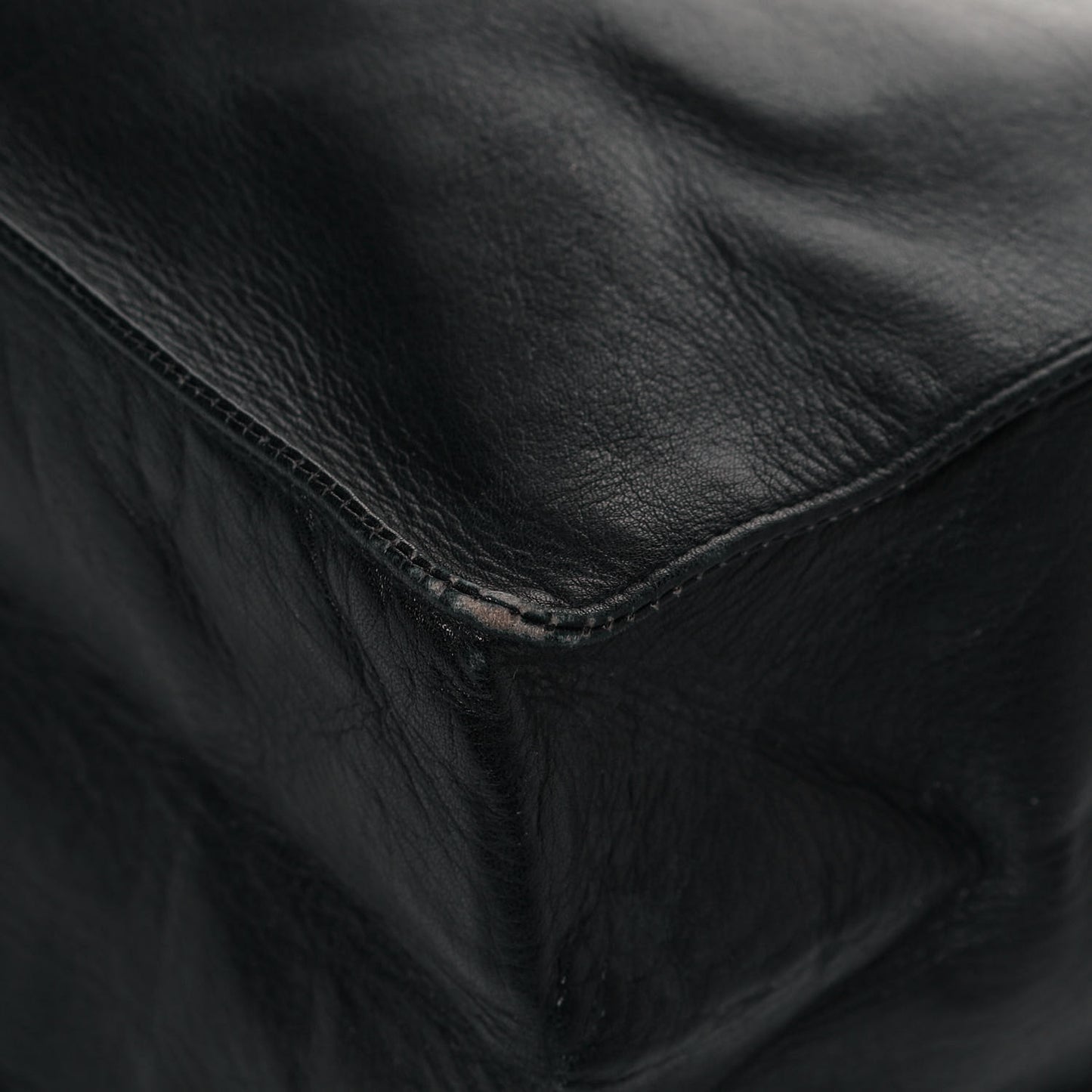 Calfskin CC Tote Black