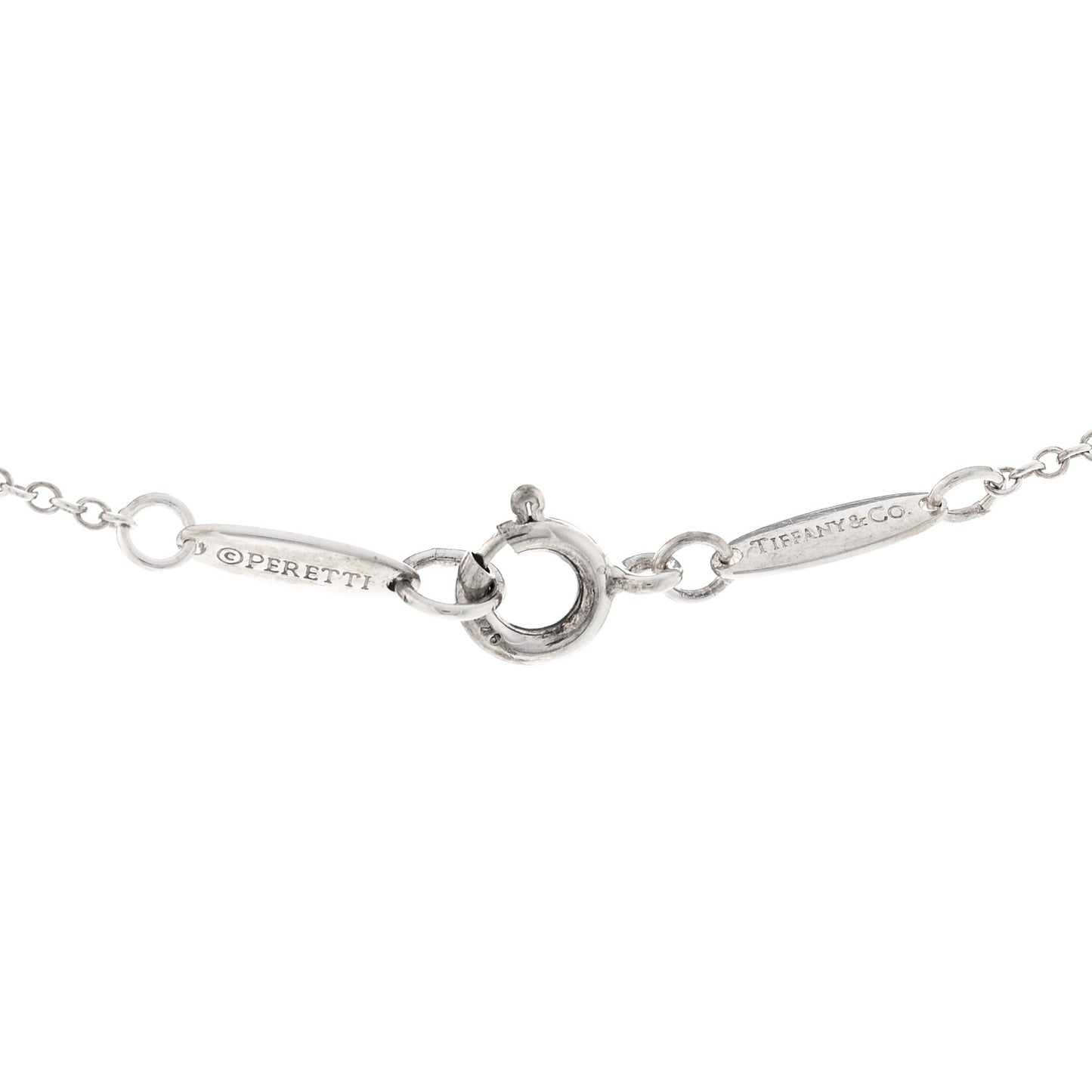 Sterling Silver Elsa Peretti Letter L Pendant Necklace