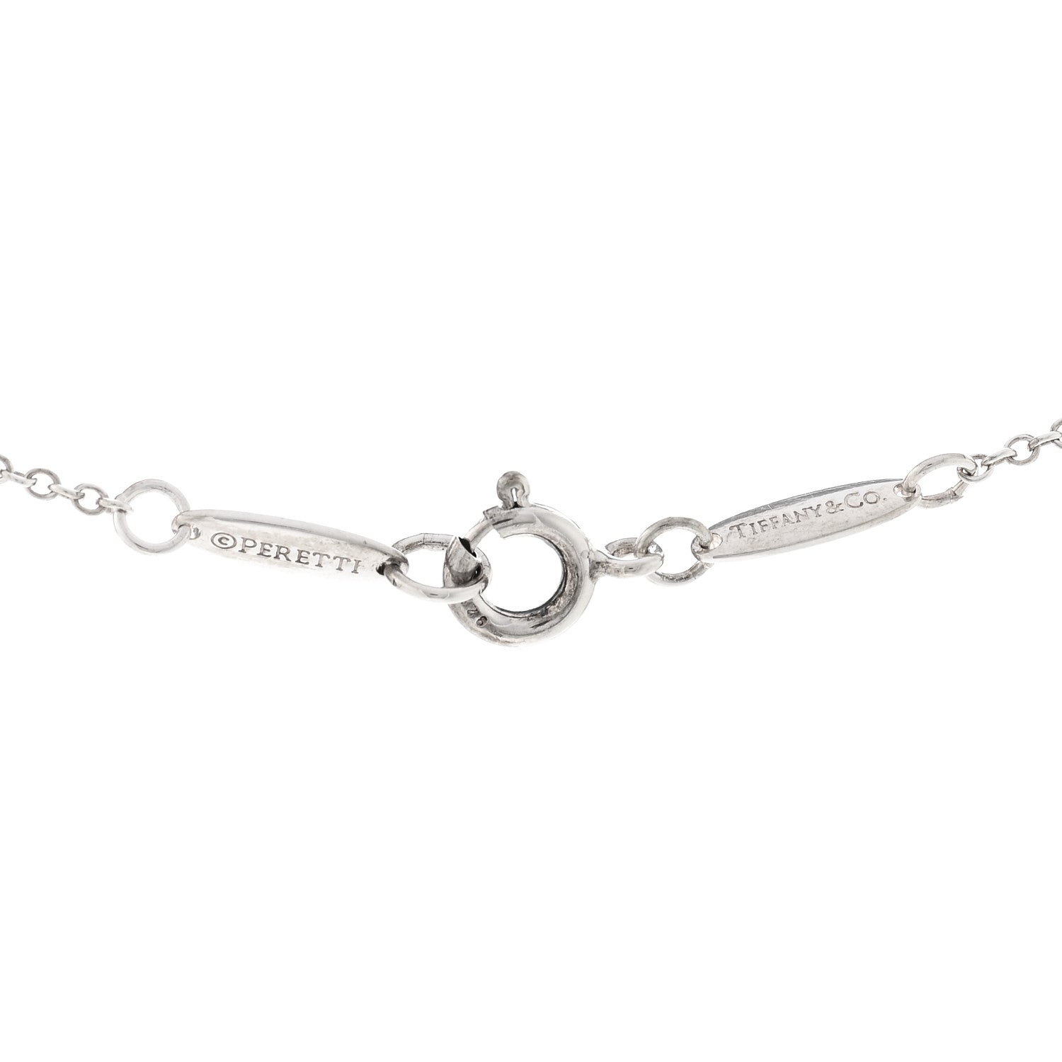 Tiffany Sterling Silver Elsa Peretti Letter L Pendant Necklace 4 of 4