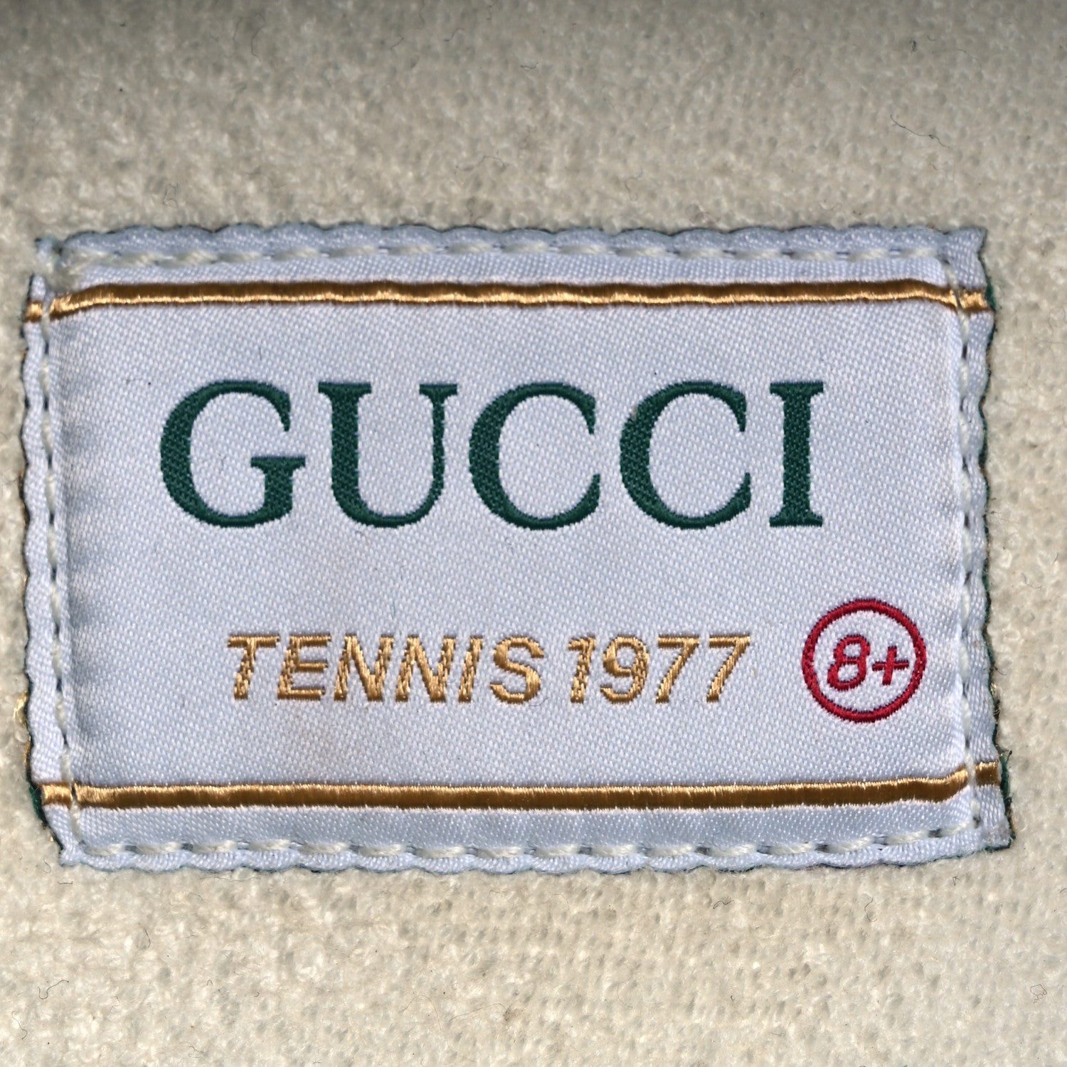 Gucci New Denim GG Monogram Mens 1977 Tennis Slip On Sneakers 8.5 Blue Tea Mystic White 9 of 10