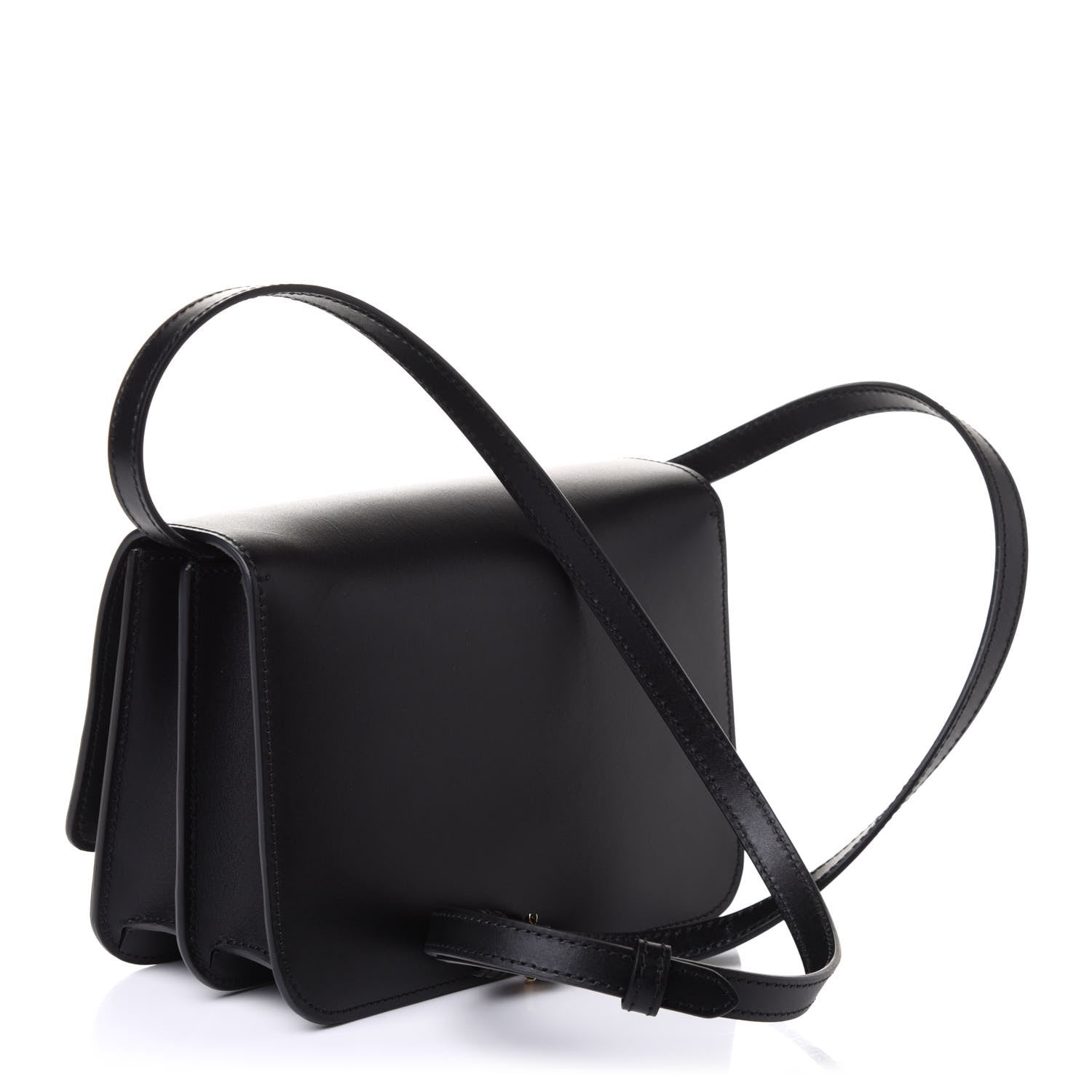 Burberry Calfskin Small TB Bag Black 4 of 9