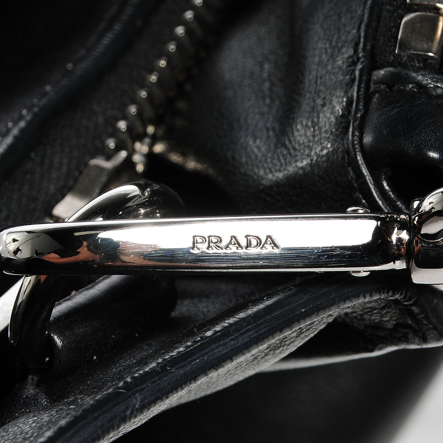 Prada Glace Calf Twin Pocket Tote Nero Black 14 of 14