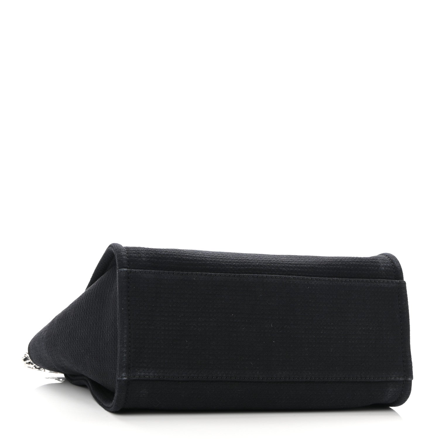 Chanel Mixed Fibers Small Deauville Tote Black 4 of 10