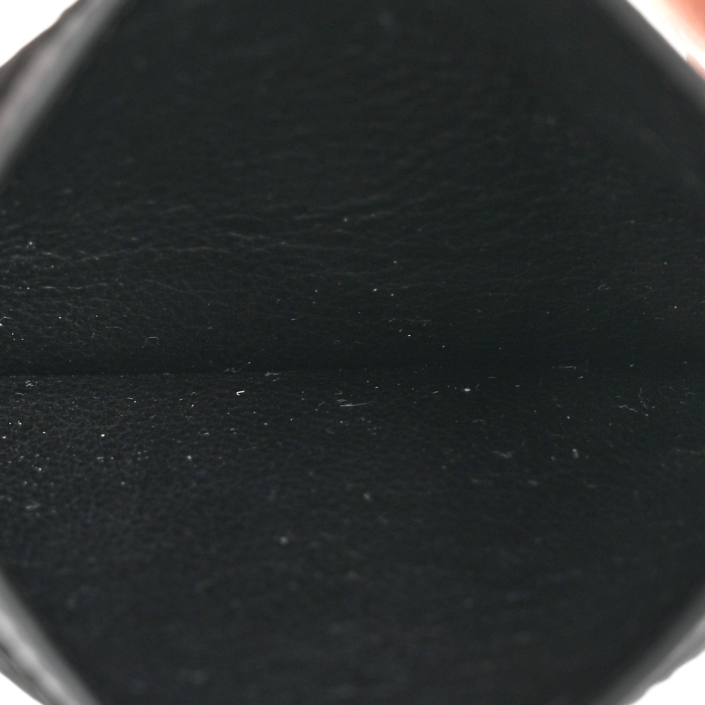 Calfskin Monogram Credit Card Case Black