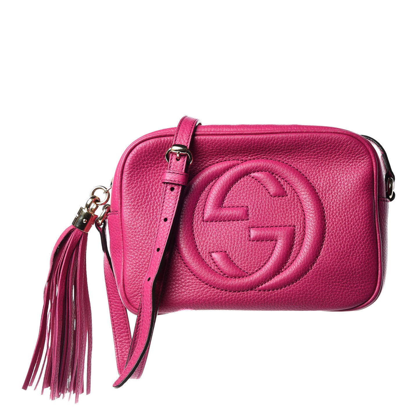 Cellarius Calfskin Small Soho Disco Bag Bright Bouganville