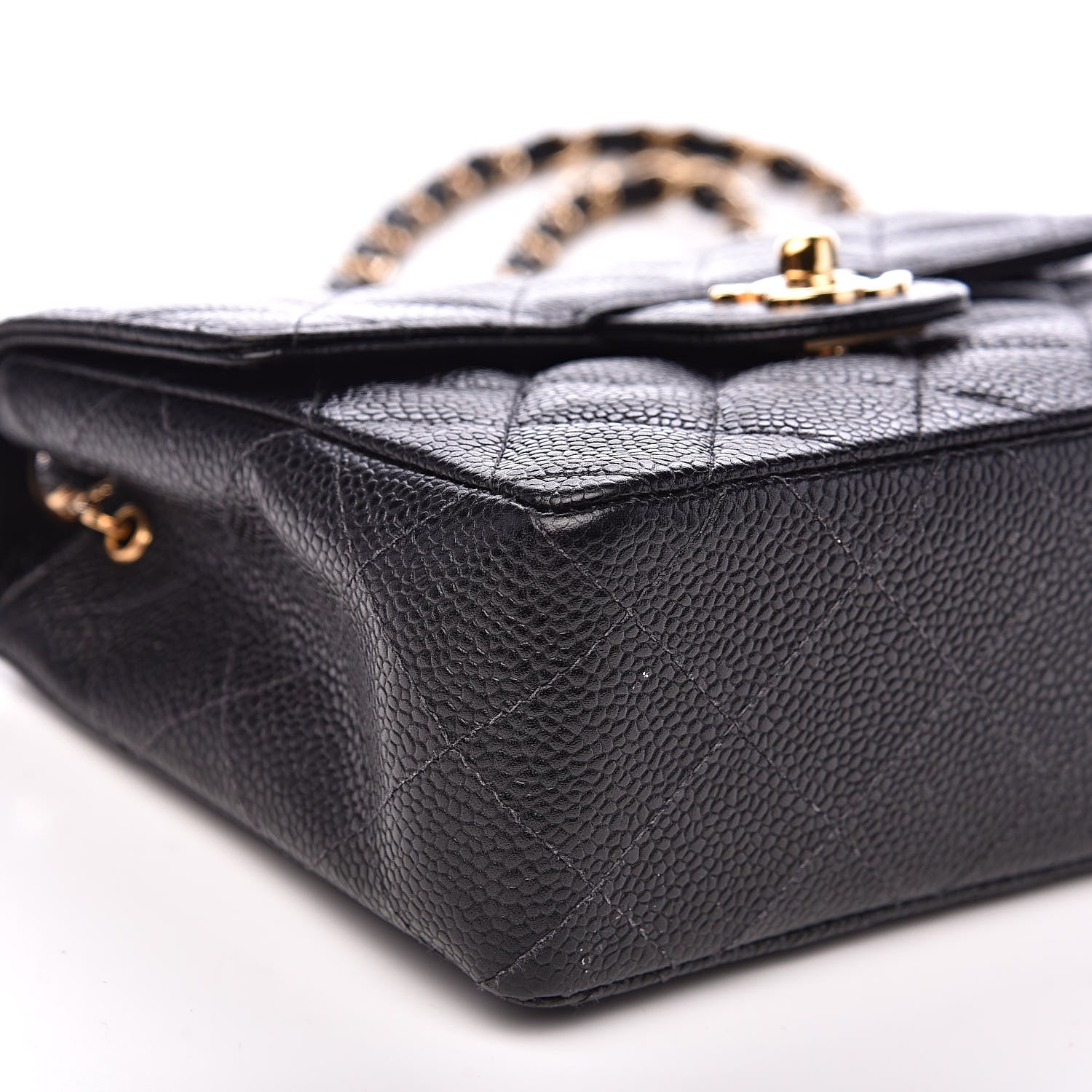 Chanel Caviar Quilted Mini Square Flap Black 8 of 11
