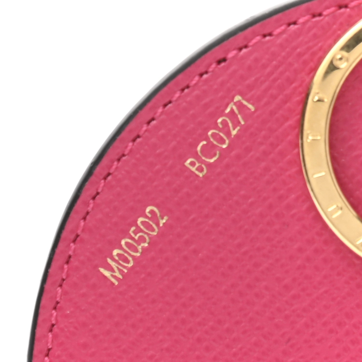 Louis Vuitton Damier Azur 2021 Christmas Animation Hollywood Bag Charm Key Ring Fuchsia 4 of 4