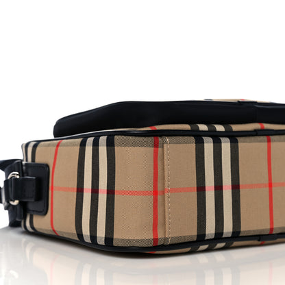 Burberry Vintage Check Calfskin Small Camera Bag Archive Beige 10 of 12