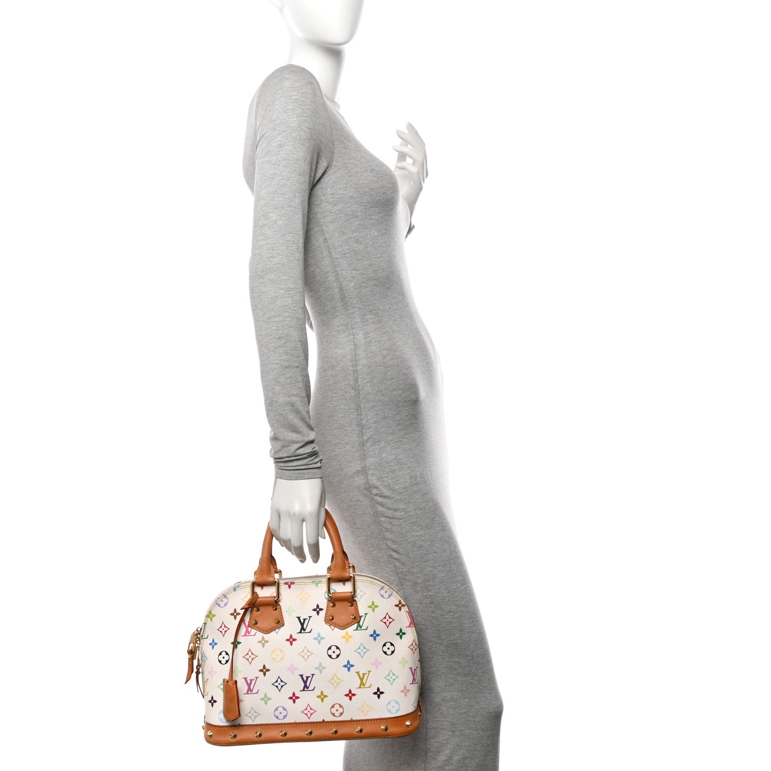 Louis Vuitton Monogram Multicolor Alma PM White 2 of 11