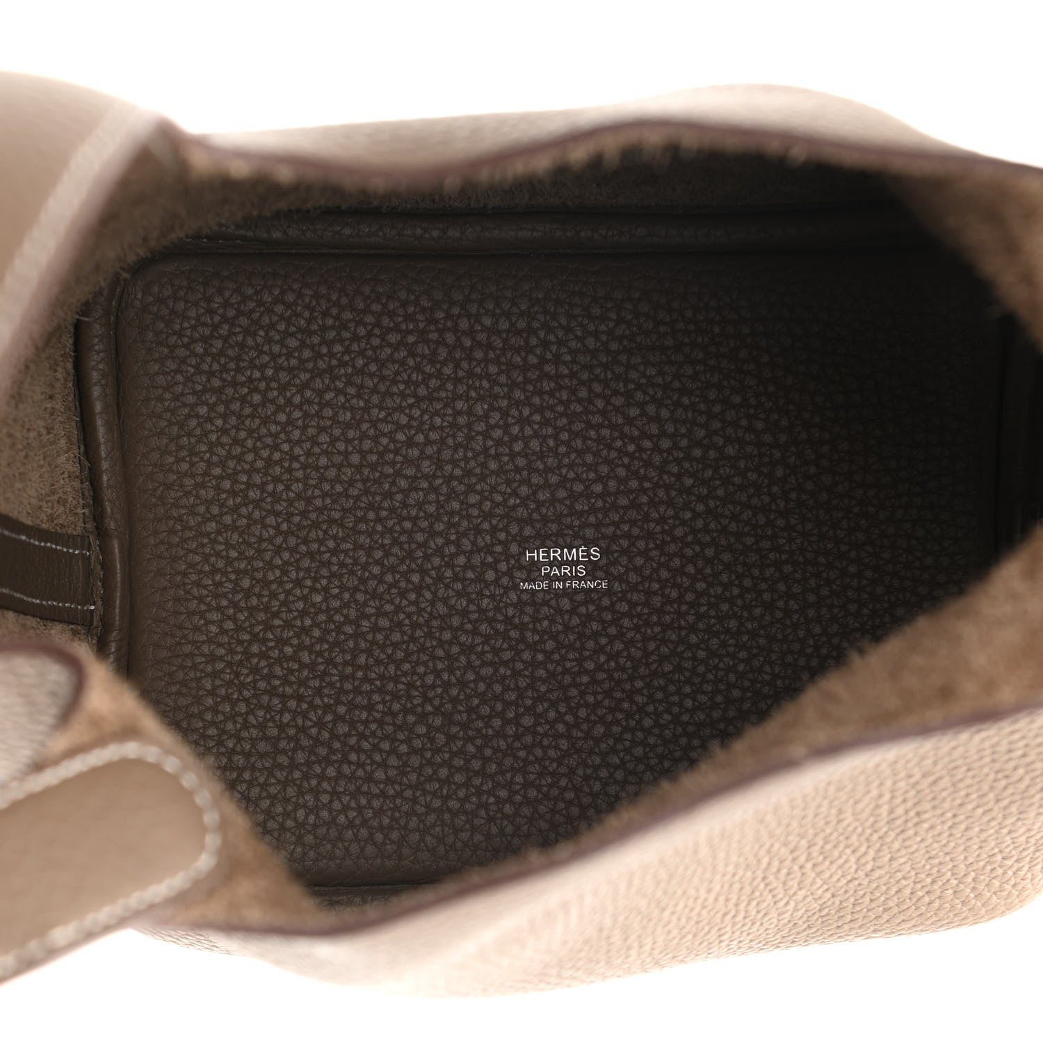 Hermes Taurillon Clemence Picotin Lock 18 PM Etoupe 5 of 11