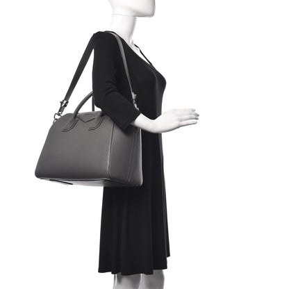 Givenchy Sugar Goatskin Medium Antigona Dark Grey 2 of 12