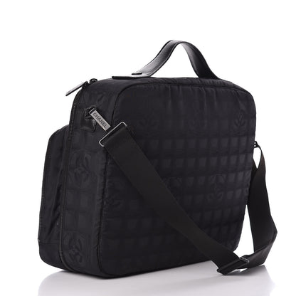 Chanel Nylon Travel Laptop Briefcase Black 3 of 13