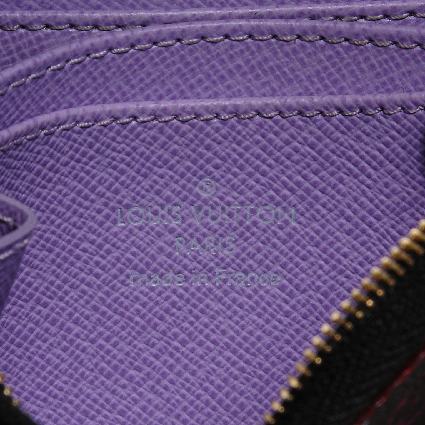 Monogram Multicolor Zippy Coin Purse Black Violet
