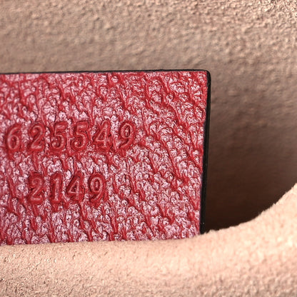 Gucci GG Supreme Monogram Flora Web Ophidia Pouch Red 7 of 9