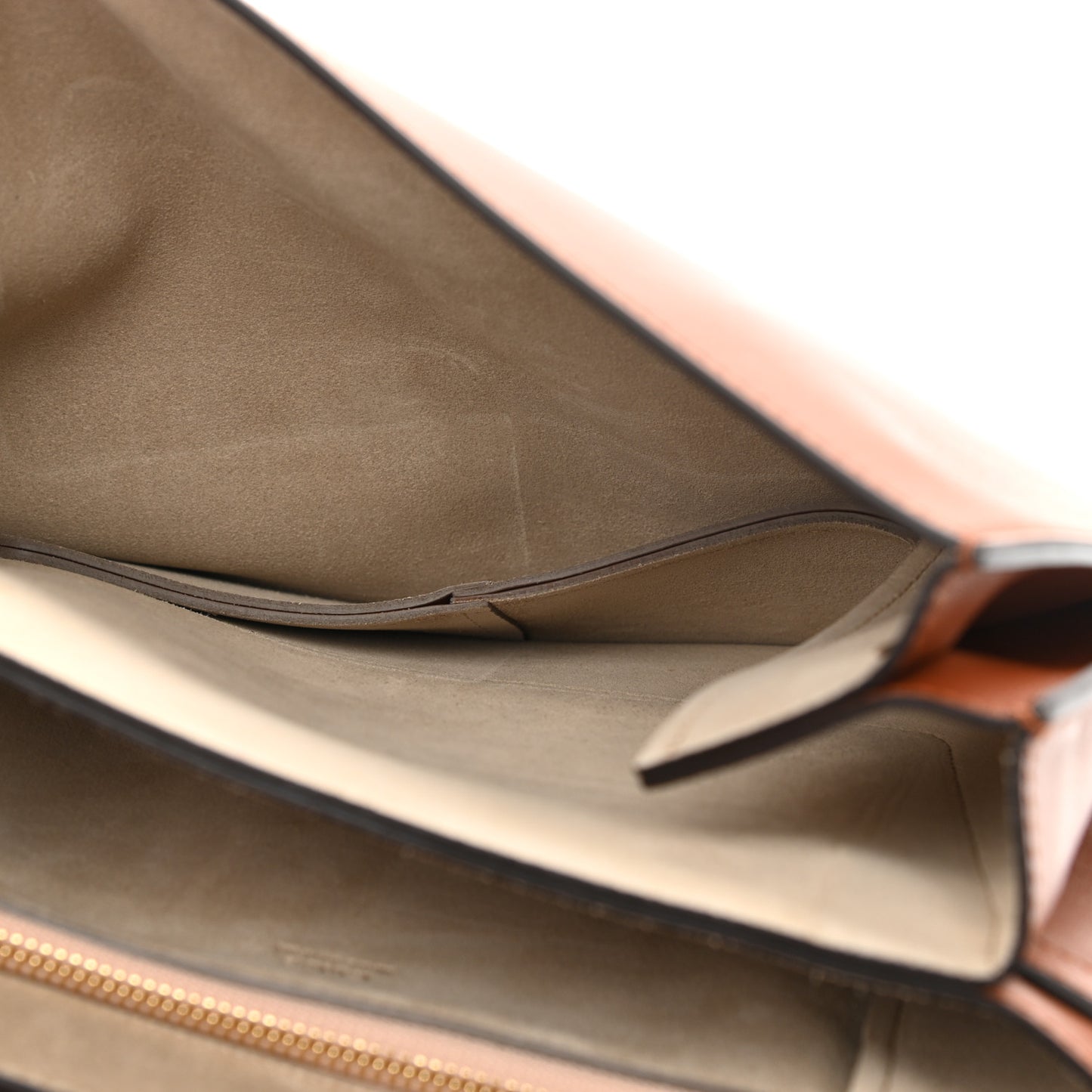 Suede Calfskin Medium Faye Shoulder Bag Tobacco