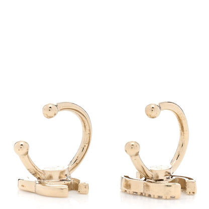 Chanel Metal Strass Lip Ring Set Gold 4 of 6