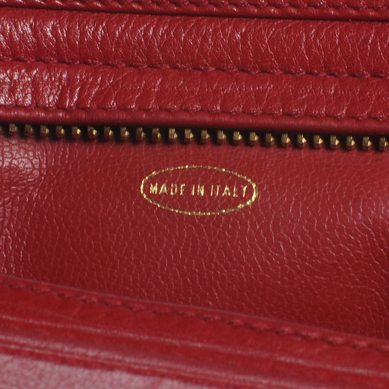 Chanel Lambskin Quilted Shoulder Bag Red 7 of 7