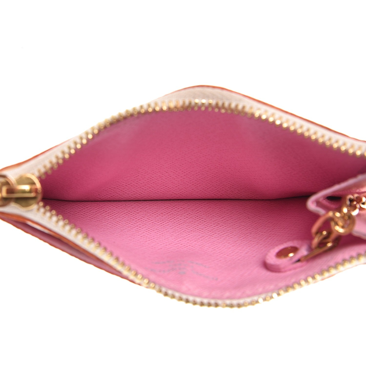 Louis Vuitton Monogram Multicolor Key Pouch White Litchi 5 of 7
